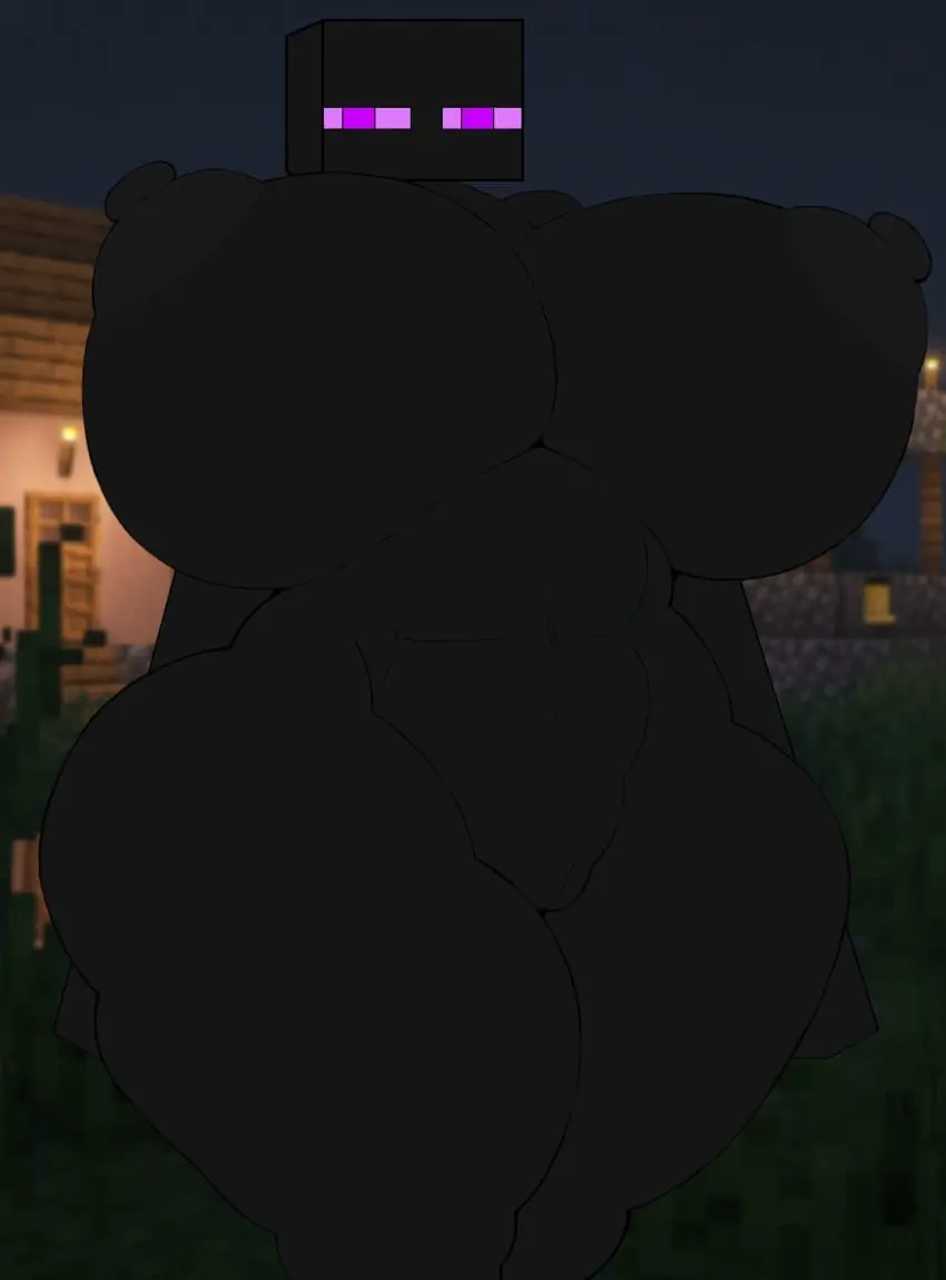 Image big_breasts,breasts,female,looking_at_viewer,solo,pussy,wide_hips,huge_breasts,tagme,naked,minecraft,hourglass_figure,black_body,enderman,enderwoman,iktomi,videogamedunky