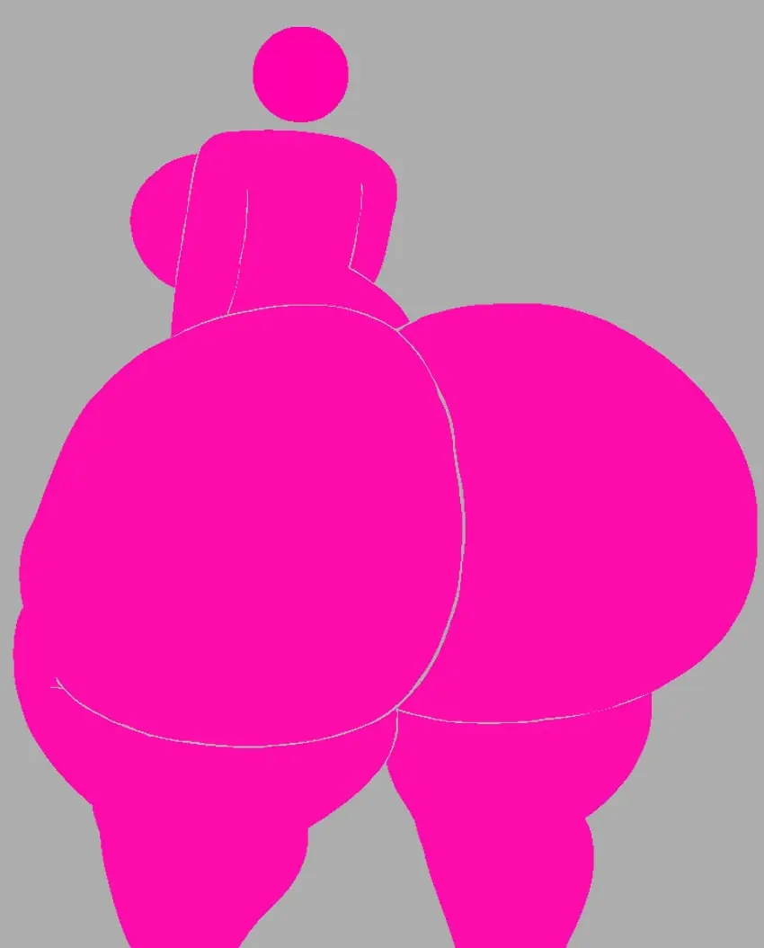 Image 1girls,female,huge_ass,tagme,ass_focus,hyper_ass,sign,stick_figure,iktomi,videogamedunky,pictogram,warning_sign_person