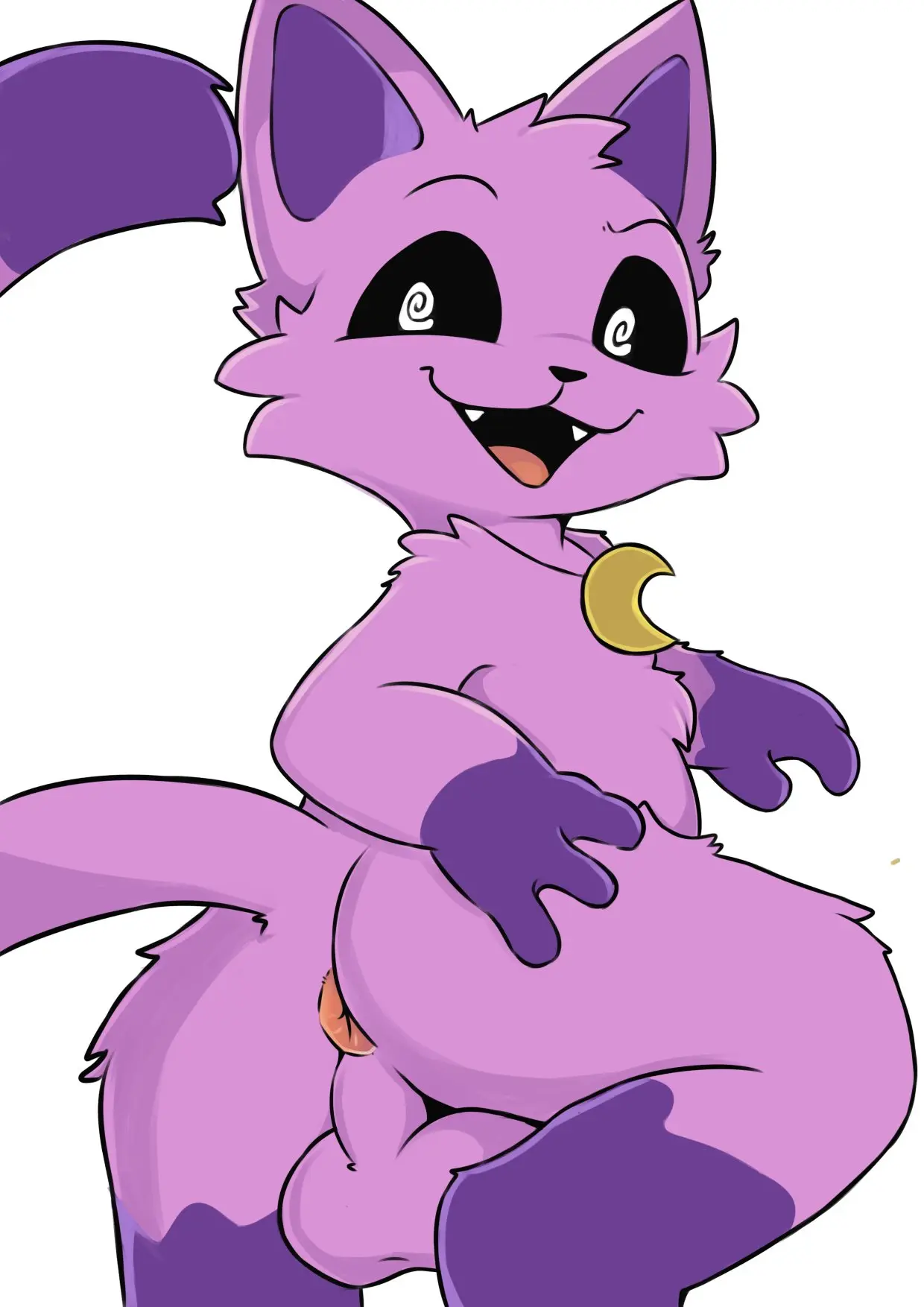 Image hi_res,looking_at_viewer,open_mouth,simple_background,solo,white_background,male,nude,tongue,looking_back,sex,jewelry,teeth,balls,anthro,purple_fur,purple_skin,tagme,anus,necklace,canine,domestic_dog,genitals,mammal,fangs,feline,furry_only,anthro_only,no_humans,orange_skin,orange_fur,looking_back_at_viewer,felid,black_sclera,domestic_cat,felis,perineum,anthro_on_anthro,pupils,necklace_only,dog,critters_(poppy_playtime),poppy_playtime,poppy_playtime_(chapter_3),smiling_critters,cat,catnap,catnap_(poppy_playtime),dogday_(poppy_playtime),white_pupils,dogday,doggy,mob_entertainment,exhausted_raccoon,spiral_pupils