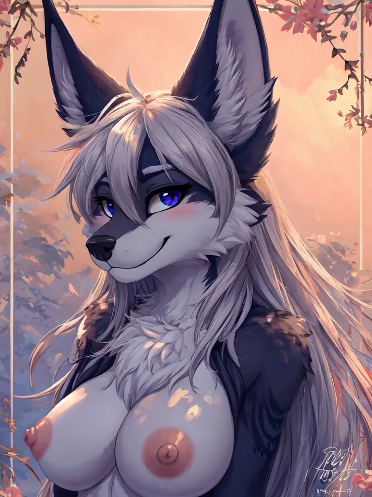 Image breasts,female,female_only,large_breasts,long_hair,looking_at_viewer,smile,animal_ears,cum,tail,furry,thick_thighs,smiling,ai_generated,solo_female,anthro,thick_ass,animal_humanoid,stable_diffusion,cum_on_breasts,curvy,fur,wolf,large_ass,fluffy,dreamzz