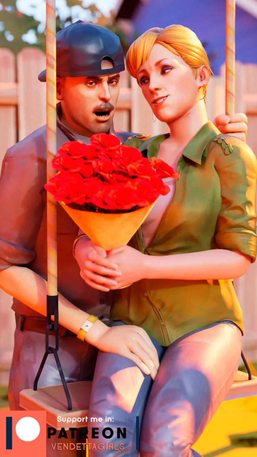 Image patreon,3d,blender,couple_(romantic),life_is_strange,david_madsen,joyce_price,vendettagirls
