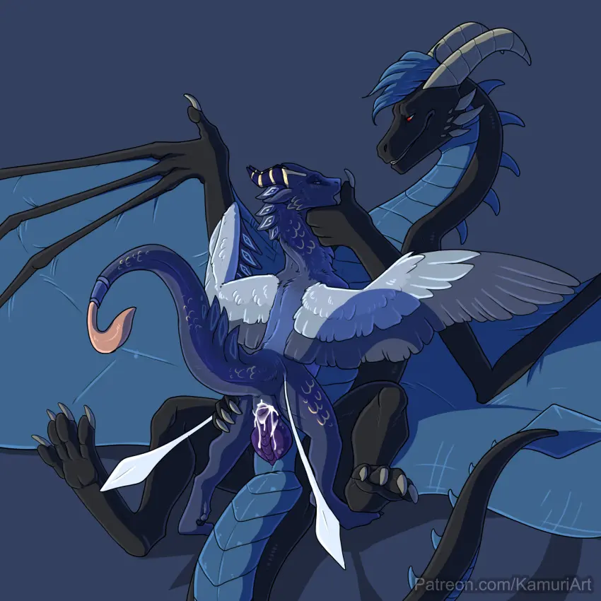 Image female,hi_res,cum,male,penis,duo,male/female,size_difference,wings,cum_in_pussy,cum_inside,mythology,vaginal_penetration,penetration,genital_fluids,bodily_fluids,genitals,grey_body,black_body,horn,blue_body,scales,scalie,animal_genitalia,knot,mythological_creature,dragon,mythological_scalie,feral,genital_slit,pawpads,black_scales,cum_from_pussy,blue_scales,membrane_(anatomy),membranous_wings,black_pawpads,purple_penis,grey_scales,belly_scales,blue_membrane,vibrato,shinigamisquirrel,grey_horn,nebula_(nyxiii),purple_knot