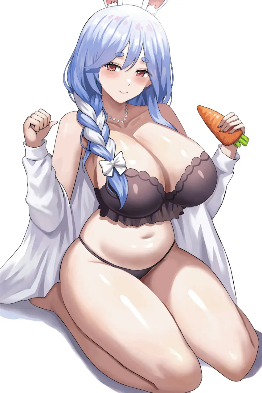 Image 1girls,breasts,female,light-skinned_female,light_skin,long_hair,simple_background,solo,blue_hair,thick_thighs,thighs,milf,wide_hips,virtual_youtuber,hips,huge_breasts,2d,hololive,hololive_japan,mature_female,pekomama,rabbit_ears,animated,mother,gif,high_resolution,bouncing_breasts,animal_genitalia,short_playtime,jasony,shorter_than_30_seconds