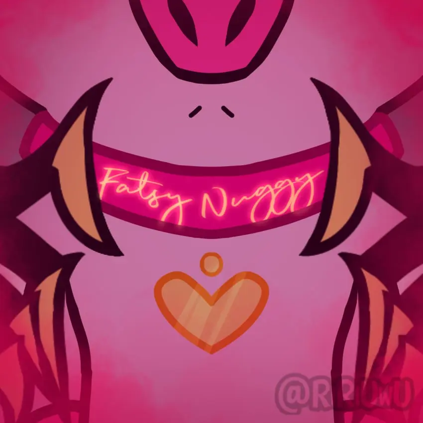 Image tagme,collar,hazbin_hotel,safe,fat_nuggets_(hazbin_hotel)
