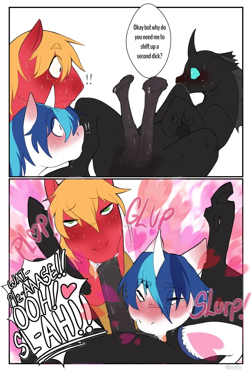 Image blush,hi_res,blue_hair,cum,male,oral,penis,sweat,male/male,yaoi,balls,hair,blonde_hair,green_eyes,mythology,absurd_res,gay,sweatdrop,genital_fluids,bodily_fluids,fur,genitals,mammal,precum,arthropod,black_body,horn,white_body,friendship_is_magic,hasbro,my_little_pony,mythological_creature,white_fur,feral,heart_symbol,equid,equine,horse,pony,red_body,changeling,shining_armor_(mlp),unicorn,red_fur,medial_ring,multi_genitalia,mythological_equine,2_penises,diphallia,diphallism,multi_penis,earth_pony,thorax_(mlp),big_macintosh_(mlp),if_it's_too_much_you_don't_(meme),kpkorgi
