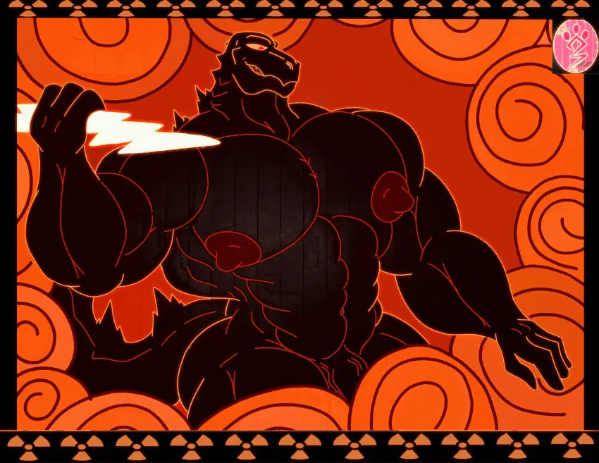 Image hi_res,solo,male,male/male,male_only,anthro,monster,mythology,european_mythology,greek_mythology,reptile,scalie,godzilla_(series),godzilla,toho,hercules_(disney),zeuszilla,beast_(disambiguation),drdelfin1,zeus