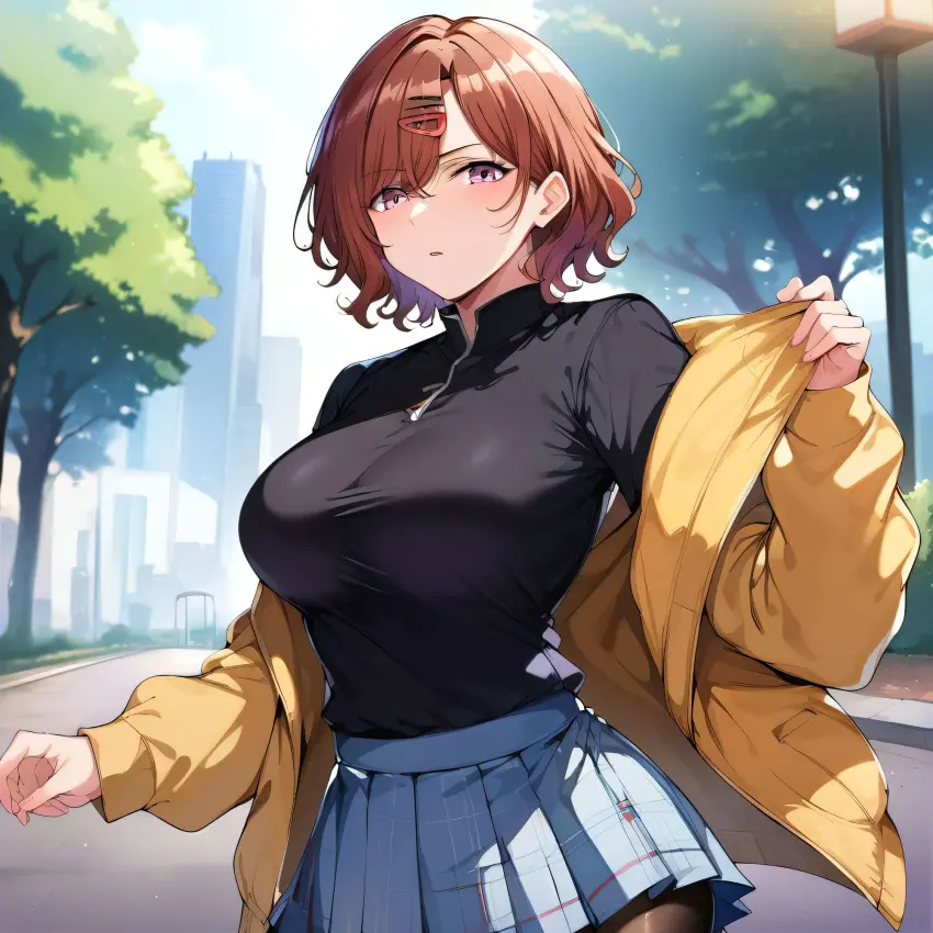 Image 1girls,big_breasts,breasts,female,large_breasts,nipples,solo,sweat,thick_thighs,thighs,ai_generated,huge_breasts,busty,curvy,curvy_body,curvy_female,curvy_figure,outdoors,skirt,alternate_breast_size,curvaceous,sweating,sweaty,sweaty_body,sweaty_breasts,bostin,idolmaster_shiny_colors,higuchi_madoka