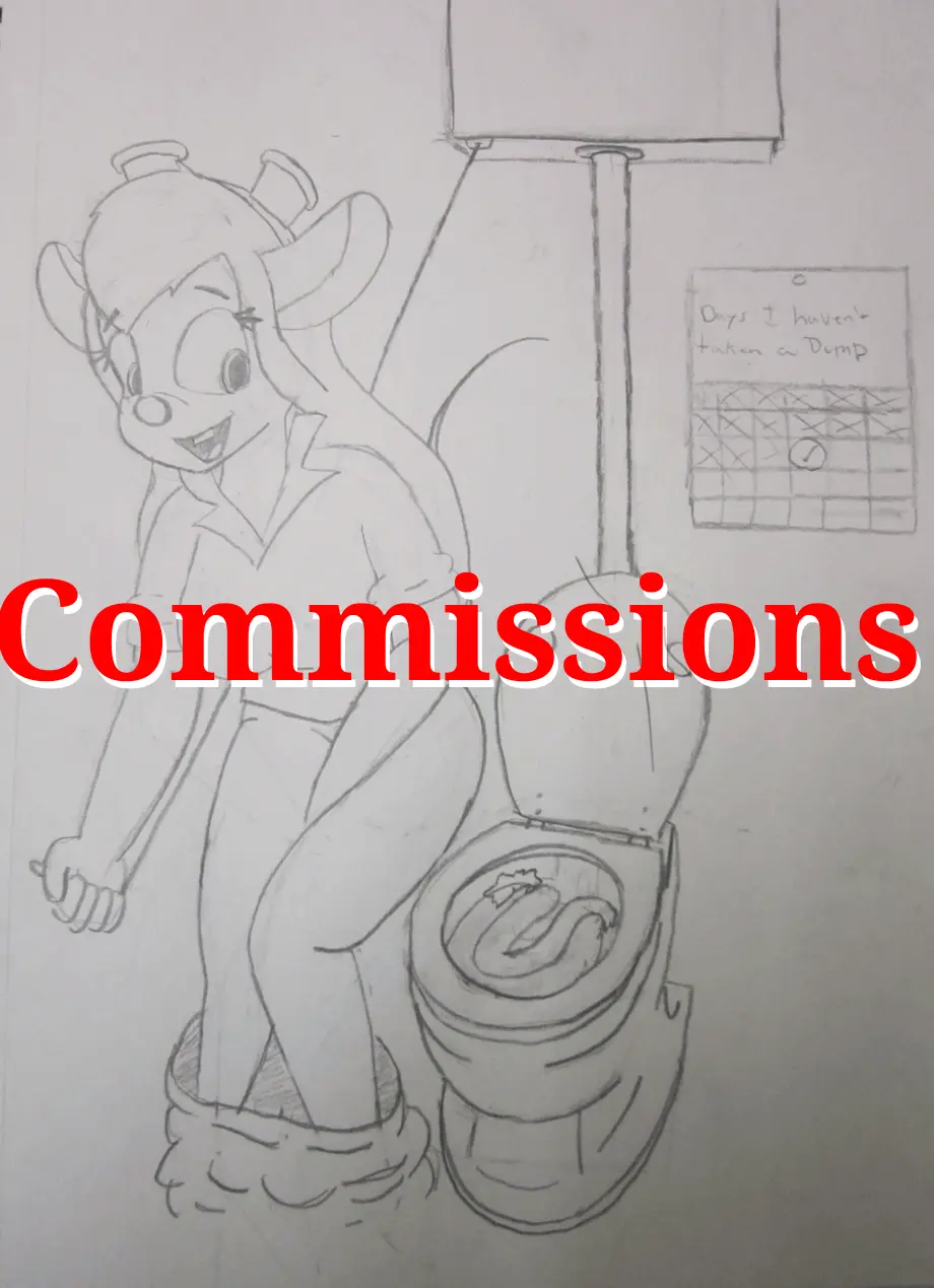 Image female,female_only,disney,toilet,scat,chip_'n_dale_rescue_rangers,commissions_open,gadget_hackwrench,turd_hanging_out,toilet_use,calendar,turds