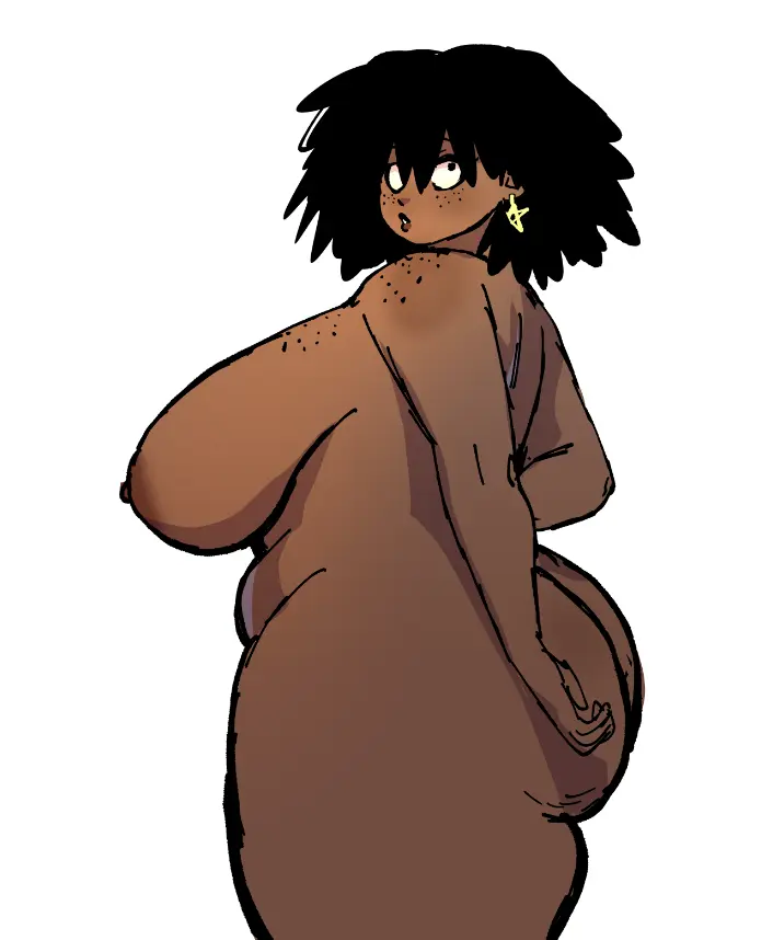 Image 1girls,big_breasts,breasts,female,solo,nude,ass,big_ass,dark_skin,tagme,chubby,henfent,hentae(artist),winona_(hentae)