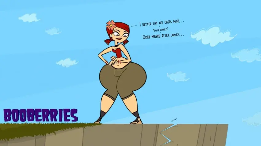 Image female,ass,bottom_heavy,huge_ass,thick_thighs,total_drama_island,huge_thighs,fat,plump,ass_expansion,bbw,ass_body,weight_gain,total_drama:_revenge_of_the_island,booberries_morphs,fresh_tv,tdi,zoey,zoey_(tdi)