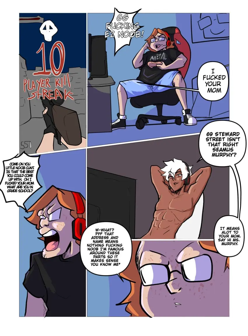 Image male,red_hair,dark-skinned_male,tagme,oc