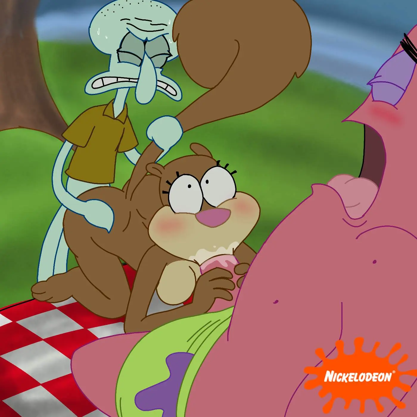 Image 1girls,female,male,threesome,furry,ass,fellatio,doggy_style,2boys,anthro,on_table,penetration,blowjob,octopus,cephalopod,nickelodeon,parody,squirrel,spongebob_squarepants,starfish,sandy_cheeks,spanky15,octopodiform,squidward_tentacles,patrick_star