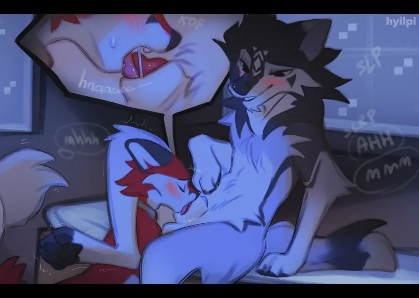 Image female,hi_res,male,oral,penis,tail,tongue_out,black_tail,tongue,duo,teeth,balls,male/female,text,closed_eyes,saliva,penetration,minecraft,collar,bodily_fluids,canid,canine,canis,fur,genitals,mammal,wolf,black_eyes,black_nose,oral_penetration,2024,white_body,animal_genitalia,animal_penis,canine_genitalia,canine_penis,fox,markings,sheath,dipstick_tail,penis_tip,tail_markings,white_balls,white_fur,feral,red_body,white_tail,pawpads,true_fox,red_fox,red_fur,microsoft,xbox_game_studios,black_pawpads,white_tail_tip,mojang,sheath_play,hyilpi,okami_(masterokami),vixy_(hyilpi),vulpin