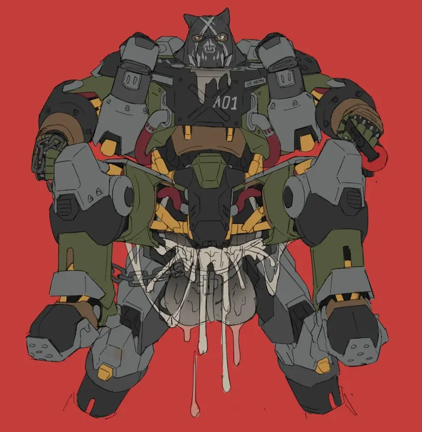 Image clothing,hi_res,simple_background,cum,gloves,male,sex,duo,anal,anal_sex,cum_in_ass,male/male,male_only,yaoi,balls,anthro,cum_inside,absurd_res,cum_while_penetrated,reverse_stand_and_carry_position,reverse_suspended_congress,penetration,big_balls,genital_fluids,bodily_fluids,genitals,mammal,male_penetrating,2024,handwear,felid,chains,male_penetrated,male_penetrating_male,armor,gauntlets,mask,anthro_penetrated,machine,anthro_on_anthro,red_background,anthro_penetrating,anthro_penetrating_anthro,saber-toothed_tiger,penis_cuff,black_mask,power_armor,cum_on_object,balaclava,cables,cum_on_armor,double_underhook,green_armor,grey_armor,saber_zelgrath_(character),saberzelgrath