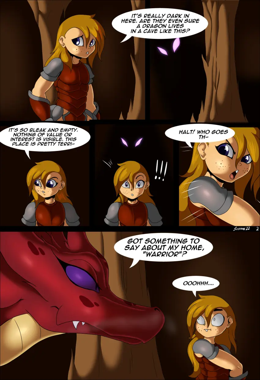Image 1girls,female,human,1boy,male,furry,text,comic,english_text,scalie,speech_bubble,dragon,feral,dragoness,scalies,suriano