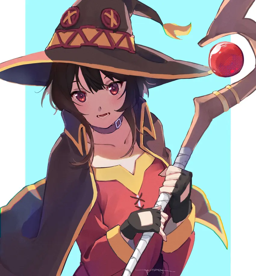 Image female,highres,absurdres,kono_subarashii_sekai_ni_shukufuku_wo!,megumin,yuu_naay