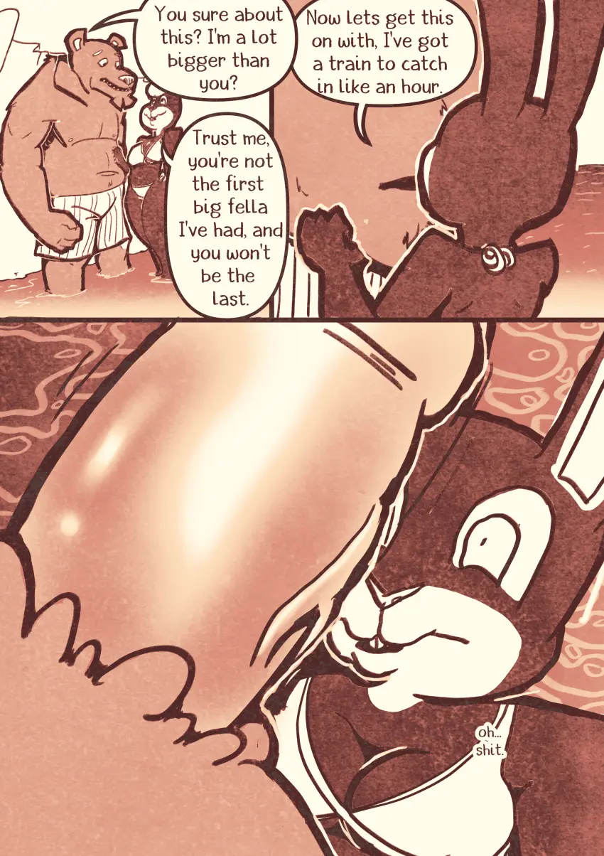 Image hi_res,furry,sex,text,absurd_res,comic,public,english_text,public_sex,bunnie_and_the_bear,nsfw_comic