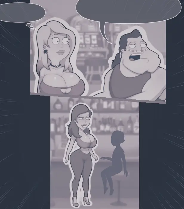 Image big_breasts,breasts,female,milf,curvy_figure,high_heels,american_dad,francine_smith,cydlock,stan_smith