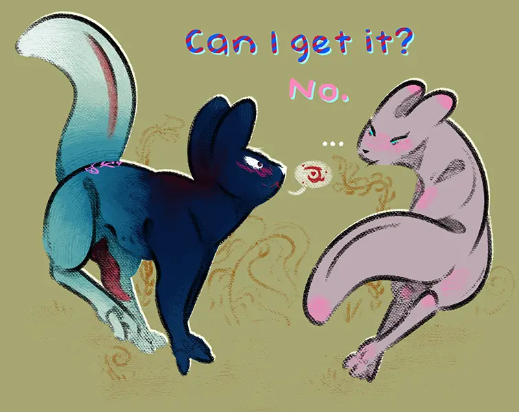 Image blush,simple_background,standing,blue_eyes,male,penis,tail,looking_back,duo,tattoo,text,ambiguous_gender,genitals,ear_blush,english_text,blue_body,speech_bubble,markings,plant,raised_tail,feral,heart_symbol,stripes,symbol,blue_markings,glaring,propositioning,red_markings,rain_world,slugcat,videocult,body_blush,ellipsis,inv_(rain_world),pale_body,tramp_stamp,kayw2324,rejection