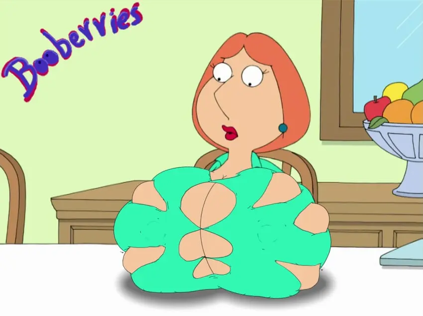 Image big_breasts,breasts,female,edit,expansion,breast_expansion,breast_inflation,family_guy,lois_griffin,booberries_morphs,tightbutton_popping