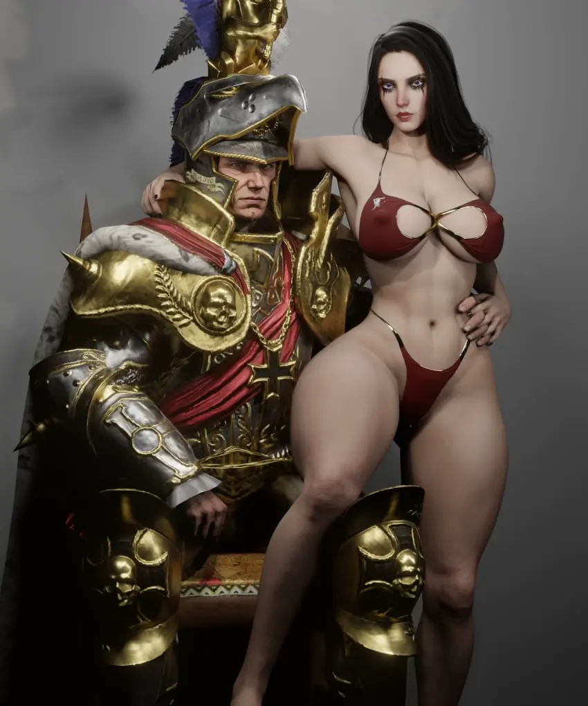 Image 1girls,big_breasts,breasts,female,long_hair,black_hair,straight,bikini,big_ass,thick_thighs,wide_hips,nail_polish,purple_eyes,3d,revealing_clothes,eyeshadow,skimpy,skimpy_clothes,goth,goth_girl,magic_user,warhammer_(franchise),witch,black_nail_polish,warhammer_fantasy,wizard,elspeth_von_draken,spellcaster,total_war:_warhammer,revealing,karl_franz,soboro