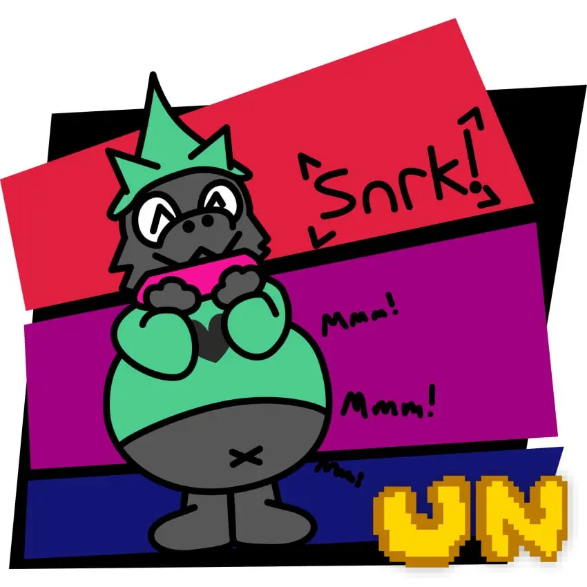 Image solo,1boy,male,furry,humanoid,male_only,anthro,2d,mammal,furry_only,anthro_only,mammal_humanoid,deltarune,furry_male,caprine,undertale_(series),questionable_consent,vore,digestion,anthro_male,unwilling_prey,unwilling,humanoid_male,humanoid_only,ralsei,_nomminramen,undernom