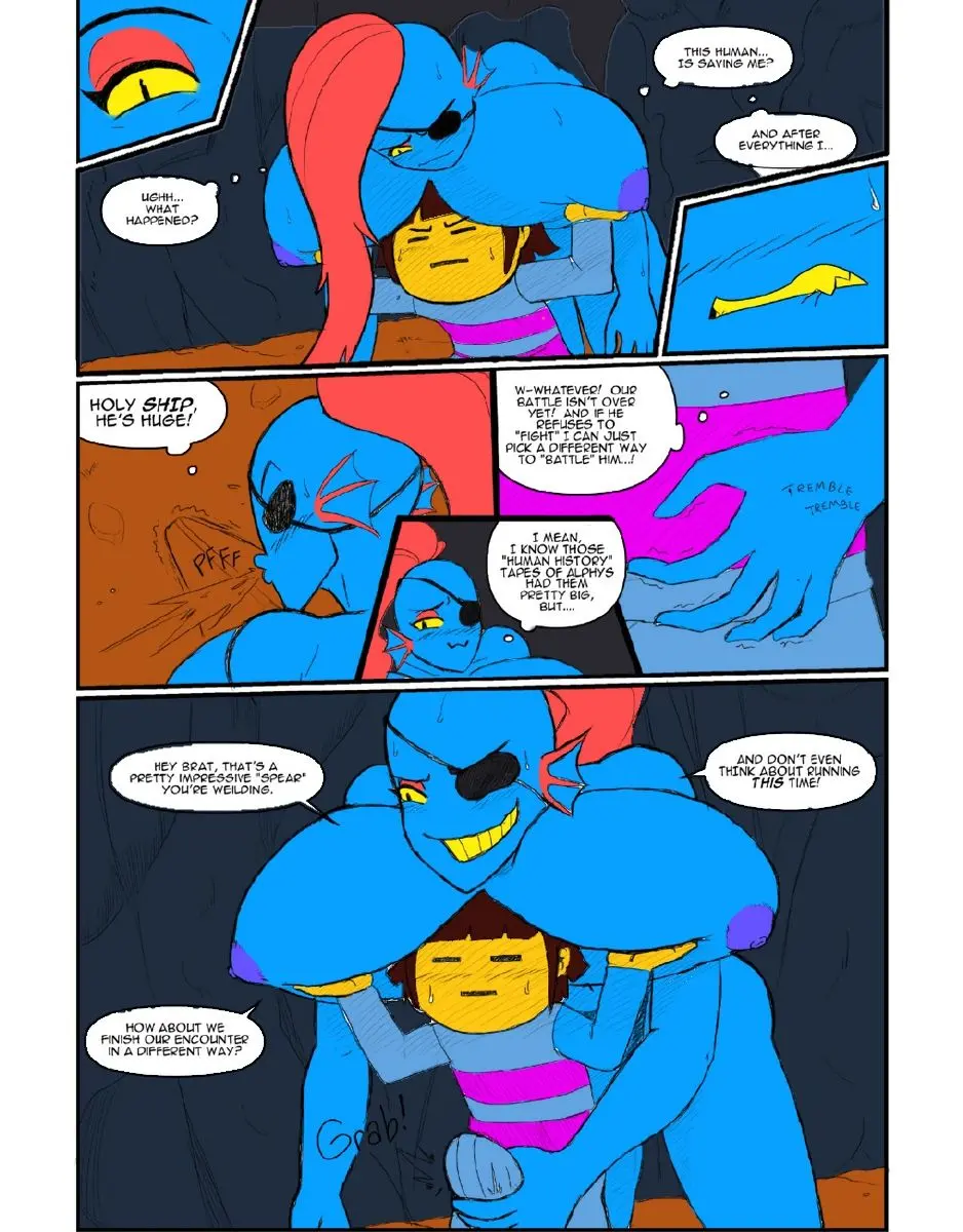 Image breasts,female,breasts_bigger_than_head,tagme,edited,undertale,undertale_(series),missionary_sex,frisk,undyne,mindwipe,planetofjunk