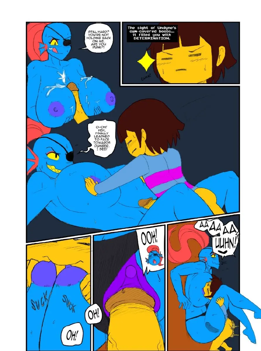 Image big_breasts,breasts,female,nude,straight,big_ass,colored,sex,rough_sex,nude_female,paizuri,enjoying,edit,sucking_nipples,undertale,frisk,undyne,cum_in_breasts,mindwipe,planetofjunk,g-spot