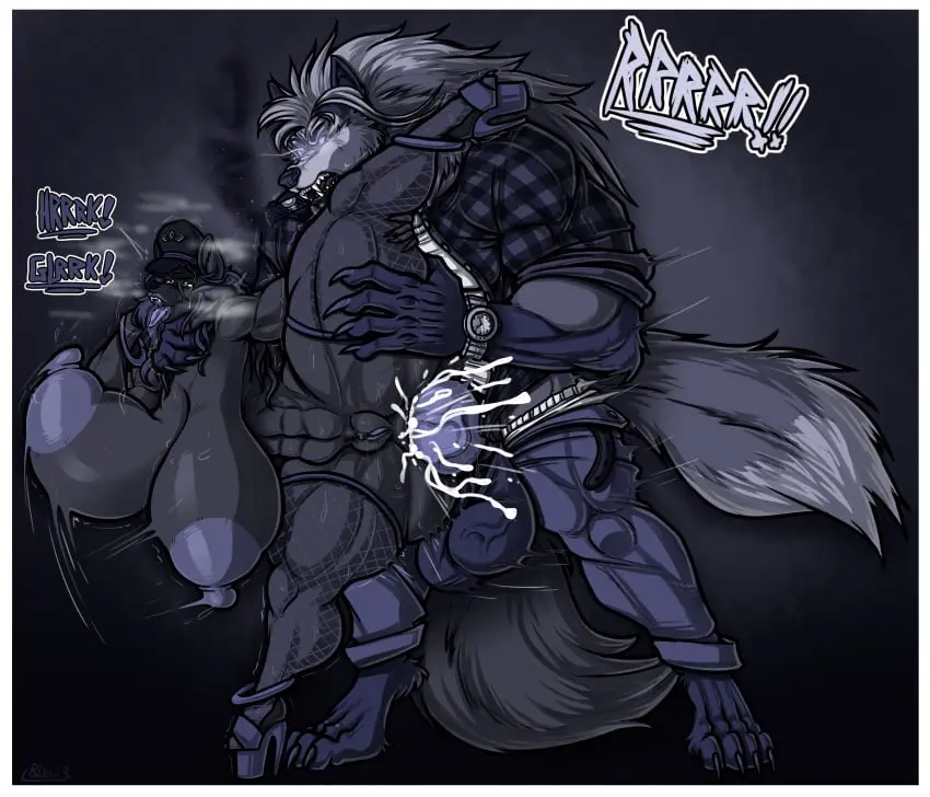 Image big_breasts,breasts,clothing,hi_res,pants,male,penis,big_penis,muscular,muscular_male,anal,anal_sex,teeth,balls,drooling,huge_breasts,mythology,absurd_res,saliva,penetration,big_balls,bodily_fluids,canid,canine,genitals,mammal,fangs,asphyxiation,knot,mythological_canine,mythological_creature,were,werecanid,werecanine,werewolf,choking,fishnet_clothing,bottomwear,cigar,from_behind_(disambiguation),max_(punkatak),oblivionrising,segway,segwayrulz,tit_swaying