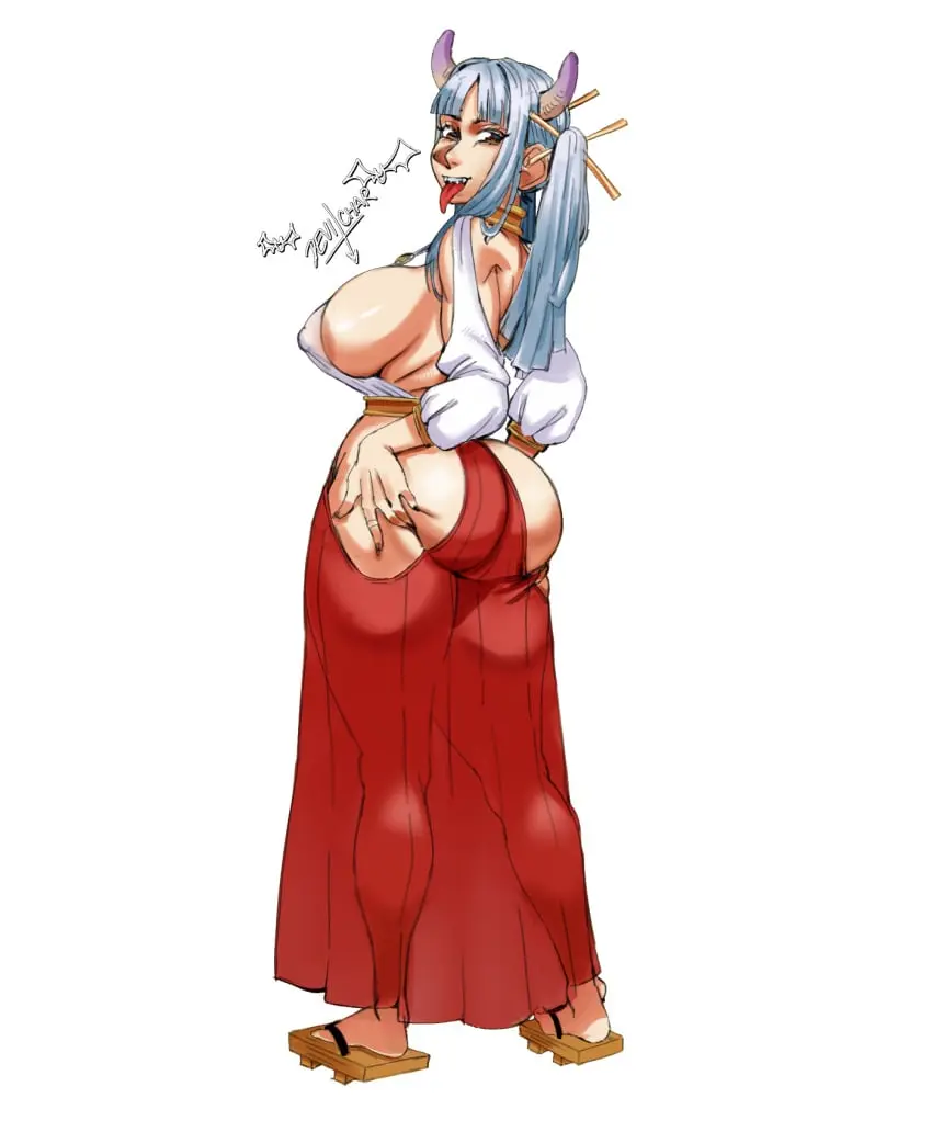 Image big_breasts,breasts,female,female_only,no_bra,big_ass,big_butt,huge_ass,one_piece,yamato_(one_piece),huge_breasts,black_clover,scharlottelambo,fusion,noelle_silva