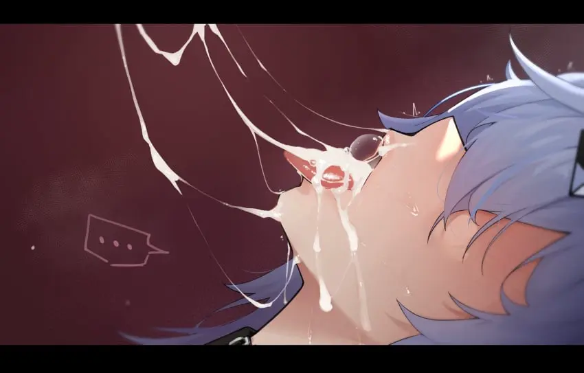Image female,cum,cum_in_mouth,original,after_oral,after_sex,after_fellatio,cum_bubble,after_blowjob,saki_(theatko),the_atko