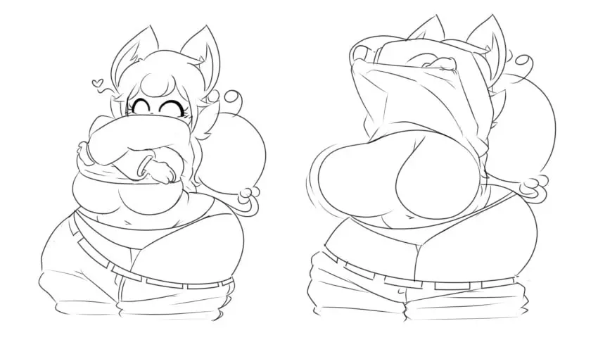 Image anthro,tagme,feline,undressing,dewbber,skitty,tori_(dewbber)