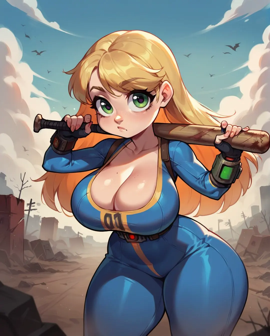 Image 1girls,big_breasts,breasts,female,female_only,solo,ai_generated,solo_female,rocksolidart