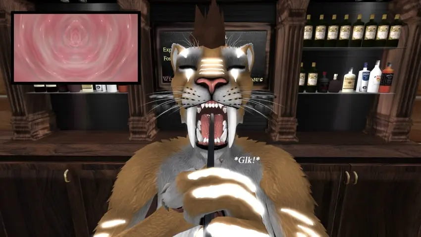 Image female,open_mouth,belly,teeth,white_teeth,closed_eyes,fangs,stomach,swallowing,feline,lioness,internal,inside_stomach,tummy,sabertooth,barbed_tongue,amani_the_shaman,endoscope,glowing_inside,inside_belly,no_gag_reflex,open_maw,pearly_whites,saberteeth,swallowing_sound_effect,swallowing_sounds