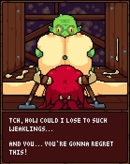 Image big_breasts,breasts,female,large_breasts,cum,red_hair,areolae,horns,grin,huge_breasts,naked,paizuri,animated,horn,captured,defeated,gif,bad_end,bondage,naked_female,rape,tied_up,cow_girl,pixel_art,defeat_sex,goblin_male,goblin,titfuck,captured_heroine,defeated_heroine,bdsm,pixel_animation,badcolor,baldur_89,goblin_nest,hathor_(badcolor)