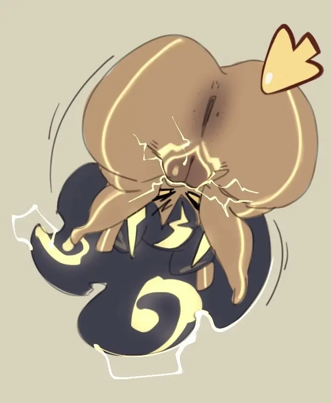 Image 1girls,female,female_only,solo,black_hair,pussy,ass,big_ass,thick_thighs,thighs,barefoot,arms_up,solo_female,tagme,anus,legs_up,angry,yellow_hair,full_body,cookie_run,cookie_run_kingdom,electric,electricity,mad,puffy_pussy,lightning,cursor,mouse_cursor,stormbringer_cookie,tinysolar
