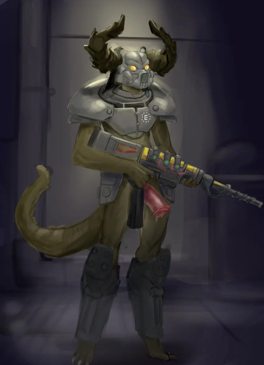 Image clothed,clothing,hi_res,solo,standing,1boy,male,penis,tail,big_penis,humanoid,muscular,horns,male_only,solo_focus,huge_cock,anthro,urethra,green_skin,absurd_res,comic,genital_fluids,bodily_fluids,genitals,precum,claws,horn,chest,partially_clothed,5_fingers,precum_drip,half-erect,green_body,reptile,scales,scalie,solo_male,dripping,fingers,front_view,holding_weapon,weapon,animal_genitalia,animal_penis,topwear,dragon,feral,equine_genitalia,equine_penis,armor,mask,ranged_weapon,bottomwear,helmet,4k,gas_mask,bethesda_softworks,deathclaw,fallout,microsoft,black_horns,gun,lizard,warrior,long_tail,pelvic_curtain,half_naked,loincloth,broad_shoulders,rifle,shoulder_pads,enclave,lizard_tail,shoulder_armor,soldier,green-skinned_male,assault_rifle,firearm,tactical_nudity,finger_on_trigger,trigger_discipline,penis_under_loincloth,breastplate,big_horns,laser_gun,blunt_penis,hecreat,holding_rifle,laser_rifle,long_loincloth,perspiration,ridged_horns,chest_armor,facility,huge_horns,large_horns