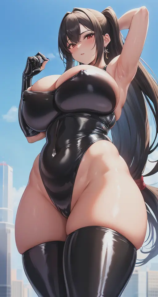 Image huge_ass, ai_generated, stable_diffusion, akimbo223
