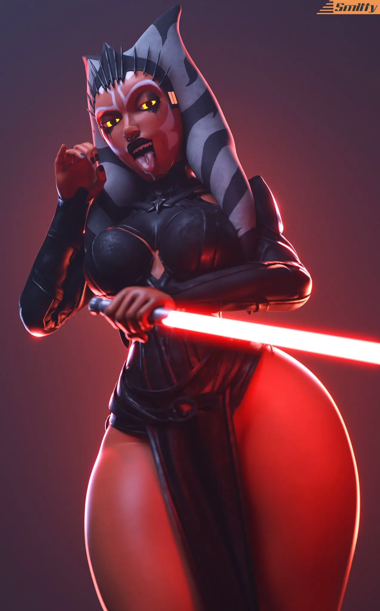 Image 1girls,big_breasts,breasts,clothed,female,female_only,large_breasts,light-skinned_female,light_skin,solo,standing,tongue_out,yellow_eyes,tongue,female_focus,thick_thighs,thighs,voluptuous,humanoid,wide_hips,hips,waist,clothed_female,huge_breasts,piercing,legs,thick,lips,busty,curvy,curvy_figure,3d,glowing_eyes,hourglass_figure,slim_waist,holding_object,alternate_costume,makeup,chest,curvaceous,thick_legs,orange_body,runny_makeup,tentacle_hair,front_view,orange_skin,holding_weapon,weapon,fully_clothed,top_heavy,markings,gesture,black_nails,arm_up,star_wars,alien,alien_girl,black_clothing,sword,facial_markings,suggestive,nose_piercing,alien_humanoid,ahsoka_tano,clone_wars,the_clone_wars:_season_seven,togruta,white_markings,corruption,loincloth,bust,hair_tentacles,holding_sword,smitty34,blowjob_gesture,fellatio_gesture,suggestive_gesture,lightsaber,lucasfilm,fingernail_polish,ahsoka_tano_(imperial),dark_ahsoka,sith,dark_side,orange-skinned_female,red_lightsaber,sith_lady