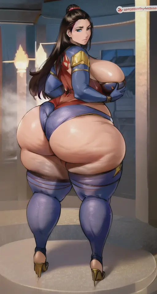 Image huge_ass,ai_generated,stable_diffusion,hyper_ass,bbw,cellulite,akimbo223