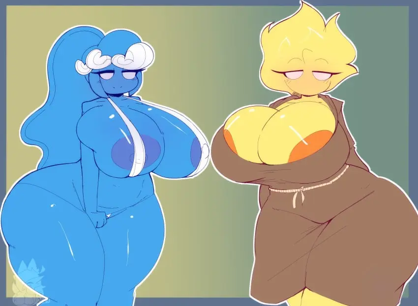 Image big_breasts,blush,breasts,clothed,female,female_only,looking_at_viewer,nipples,no_bra,2girls,multiple_girls,bikini,big_ass,huge_ass,thick_thighs,thighs,areolae,sideboob,huge_breasts,breasts_bigger_than_head,female/female,bikini_bottom,nipple_bulge,elemental_creature,boob_window,casual,casual_nudity,friday_night_funkin,ass_bigger_than_head,inner_sideboob,sideass,hips_wider_than_shoulders,gardegu,ass_window,blue_women_(fnf_sex_mod),fnf_sex_mod,friday_night_funkin_(sex_mod),light_women_(fnf_sex_mod)