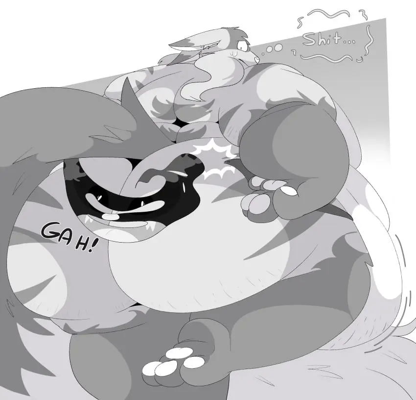 Image 1boy,male,furry,big_ass,bubble_butt,huge_ass,thick_thighs,wide_hips,male_only,overweight,castdraws_(artist),living_underwear,underwear_transformation