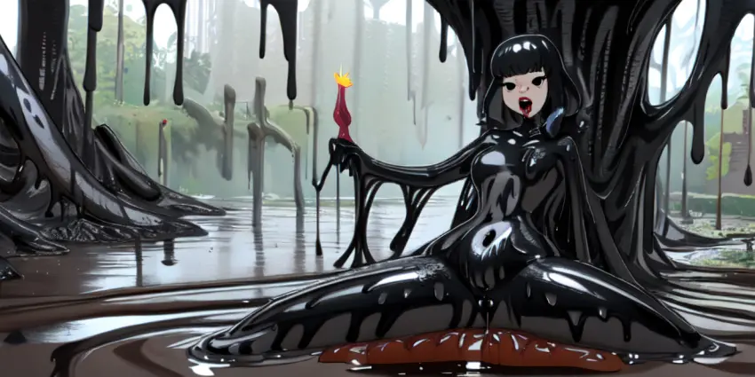 Image ai_generated,tagme,slime,transformation,corruption