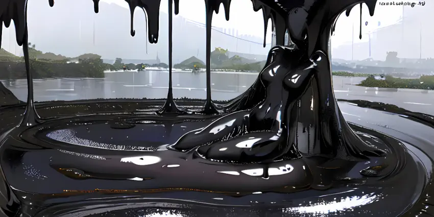 Image ai_generated,slime,transformation,corruption,encasement
