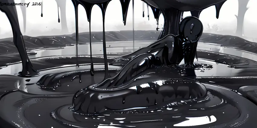 Image ai_generated,slime,transformation,corruption,encasement