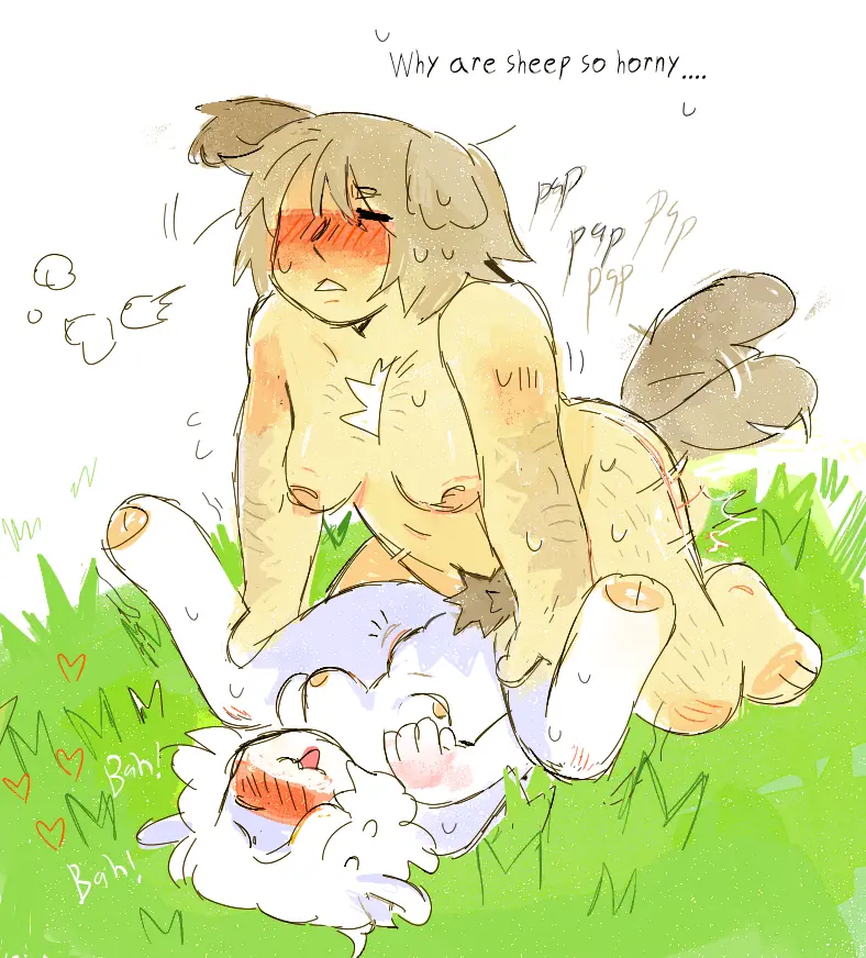 Image blush,breasts,female,nipples,simple_background,white_background,white_hair,tail,lying,on_back,sex,duo,futa_on_female,futanari,humanoid,intersex,digital_drawing_(artwork),digital_media_(artwork),happy,hair,size_difference,anthro,tan_body,text,vaginal_penetration,happy_sex,looking_pleasured,penetration,canid,canine,canis,domestic_dog,fur,mammal,dog_girl,stomach_bulge,english_text,female_penetrated,2024,white_body,breath,bovid,plant,tuft,tan_fur,white_fur,heart_symbol,pubes,caprine,sheep,grass,futa_penetrating,intersex_penetrating,emanata,herding_dog,pastoral_dog,sheepdog,chest_tuft,trans_woman,transfem,tail_motion,intersex/female,sheep_girl,bleating,tailwag,intersex_penetrating_female,hairy_legs,futa/female,tan_hair,futa_penetrating_female,guard_dog_(hoofcoochie),hoofcoochie