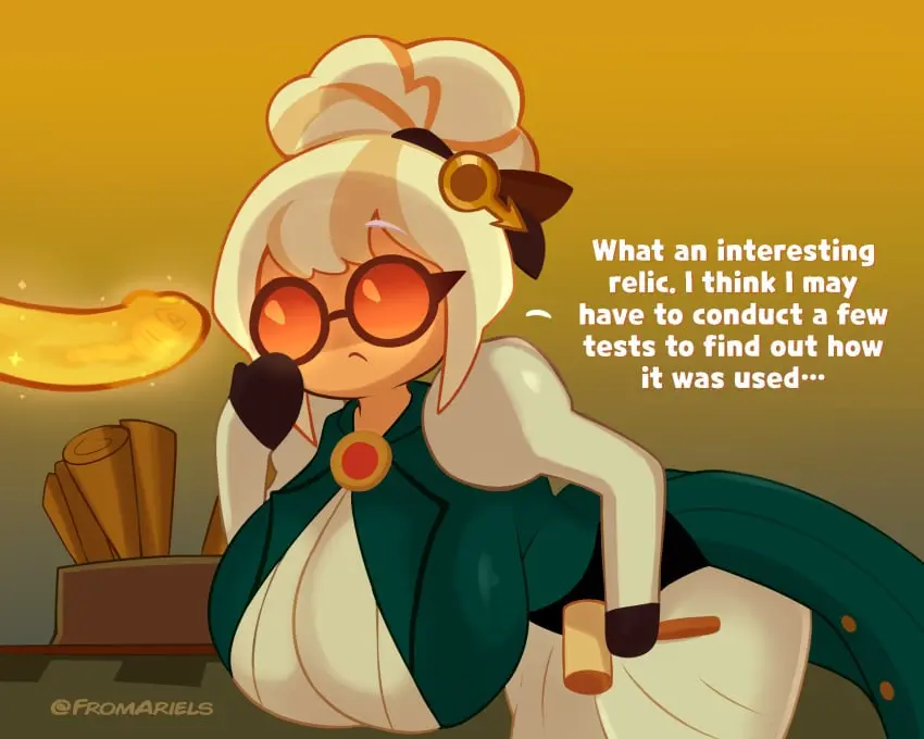 Image 1girls,big_breasts,breasts,clothed,female,hi_res,standing,white_hair,gloves,penis,big_ass,big_penis,thighs,multicolored_hair,artist_name,clothed_female,shaded,solo_focus,eyewear,glasses,huge_breasts,blonde_hair,tied_hair,shoulder_length_hair,medium_hair,hourglass_figure,holding_object,english_text,big_thighs,2024,teasing,hair_bun,glowing,bending_over,casual,suggestive,twitter_username,round_glasses,cookie_run,sexually_suggestive,coat,suggestive_fluid,glowing_genitalia,orange-tinted_eyewear,fromariels,bending_forward,adjusting_glasses,scroll,inspecting,schneeball_cookie