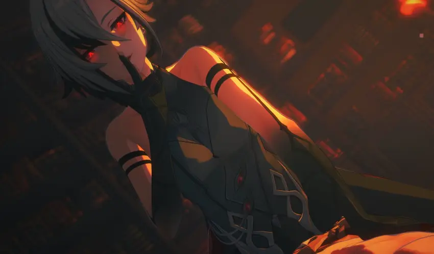 Image female,long_hair,male,straight,sex,genshin_impact,3d,aether_(genshin_impact),male_pov,belt,koikatsu,femdom,taller_girl,mihoyo,horny_female,arlecchino_(genshin_impact),on_top,thebluehermit