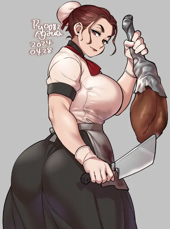 Image big_breasts,breasts,female,looking_at_viewer,big_ass,looking_back,tagme,original,dat_ass,ryo_agawa
