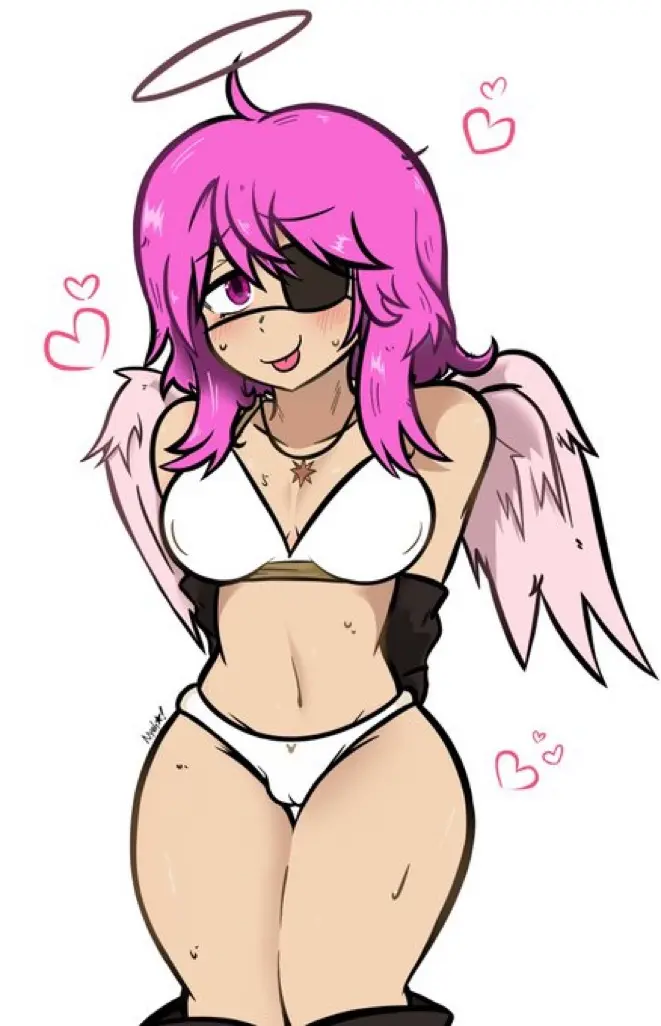 Image female,pussy,bikini,pink_hair,wings,tagme,pink_eyes,tight_clothing,tight_fit,prostitution,bunny,tight_bodysuit,marshmallow,tight_bikini,inkie_(inkierose),inkierose_(inkierose),kerowo,seabunny